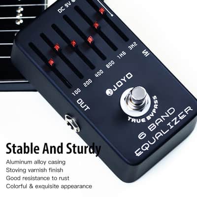 Joyo JF-11 6-Band EQ Guitar Pedal, ±18dB Graphic Equalizer (Price includes the import duty for US buyer) image 7