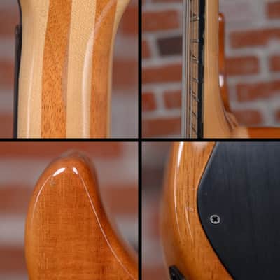 Jackson USA Custom Shop Concert Bass Masterbuilt by Mike Shannon & Pablo Santana Flame Maple Top Natural 2008 w/Hard Shell Case image 12