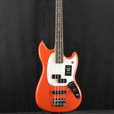 Fender Player II Mustang Bass PJ Coral Red Rosewood Fingerboard image 2