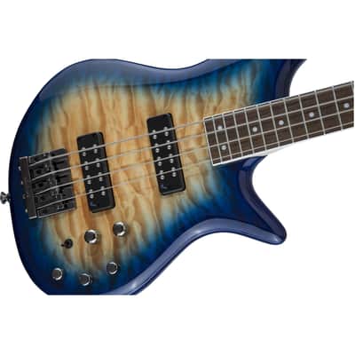 Jackson JS3Q Spectra Bass IV - Amber Blue Burst image 6