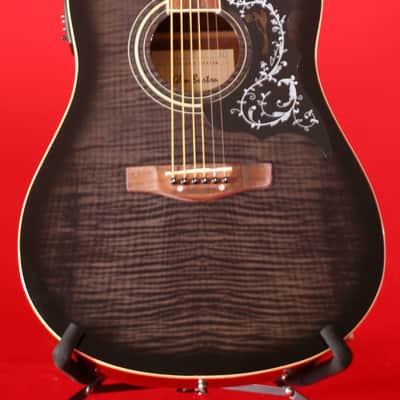 Glen Burton GA204BCO-BK  Cutaway Acoustic Electric Guitar image 1