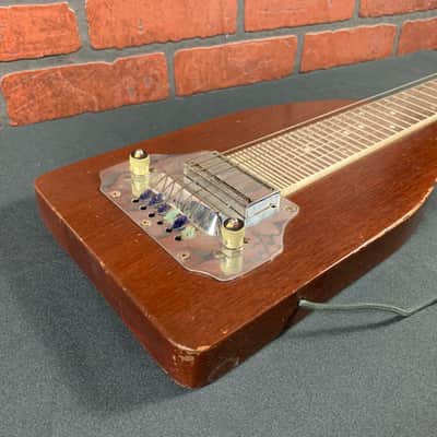 Vintage 1940's Electromuse "Canoe Paddle" Lap Steel Guitar with Original Case image 6
