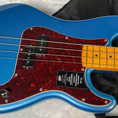 NEW! Fender American Professional Classic Precision Bass - Faded Lake Placid Blue - 9lbs - Authorized Dealer - G05766 image 3