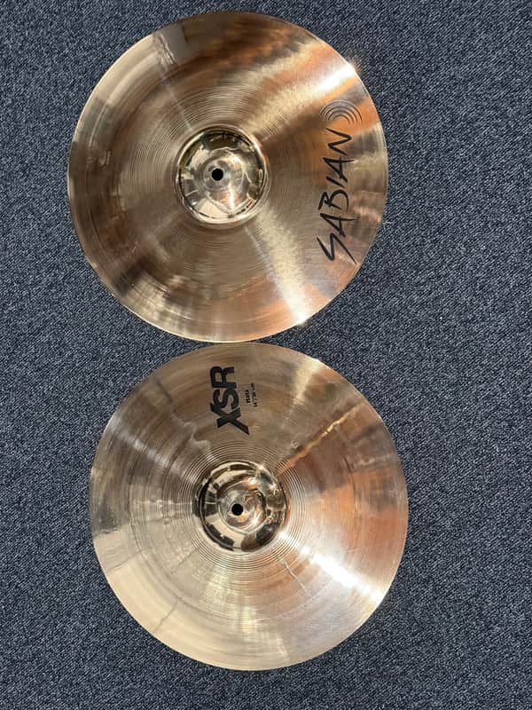 Sabian 14" XSR Hi-Hat Cymbals (Pair) 2016 - Present - Natural image 1