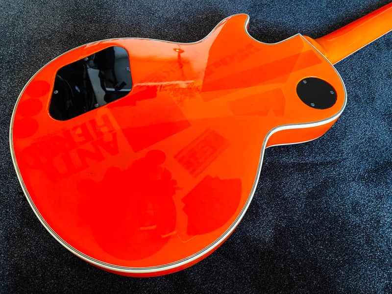ESP Edwards E-LP-85CD Les Paul Custom - Orange - VERY GOOD