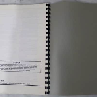KORG WAVESTATION SR BOOK MANUAL DAN PHILLIPS ESPAÑOL SPAIN 1992 1 PROMO OFFICIAL image 5