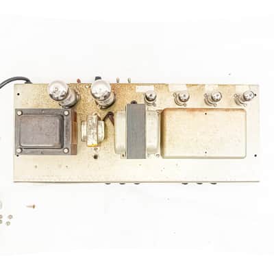 1966 Fender Bassman AA165 Blackface Tube Amp Head & Cabinet Jensen C12Q image 10