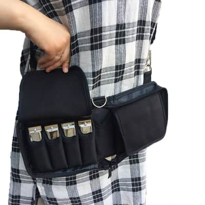 8-Hole Blues Harmonica Case – Compact Pouch for 8 Harmonicas