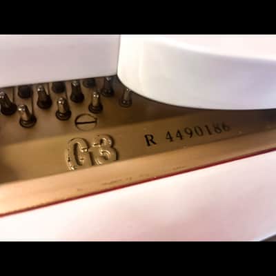 Acoustic luxury: White Yamaha G3 Grand piano image 8