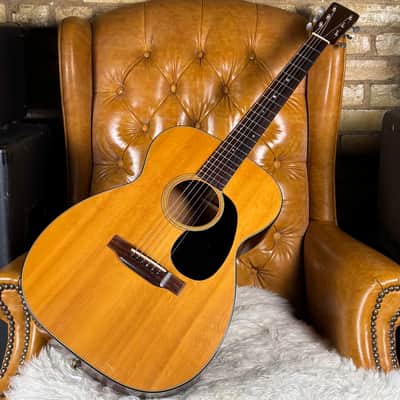 1968 Martin 0018 Vintage Natural Spruce / Mahogany Acoustic Guitar W/ Hardshell Case! image 1