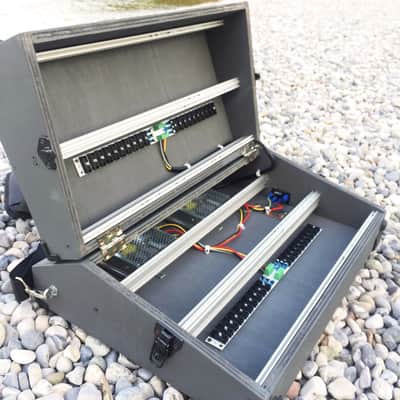 12U Eurorack Case Powered, 104 hp or other, modular synthesizer, patched resealable, with belt image 7