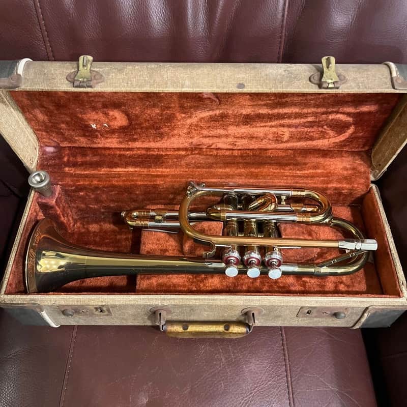 Getzen Super Deluxe Bb Cornet SN (100% new clear lacquered brass) image 1