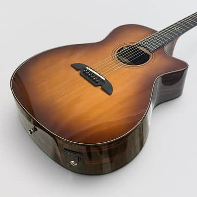 Alvarez AGE95CESHB Grand Auditorium Red Cedar/Macassar Ebony Acoustic-Electric Guitar - Shadowburst image 14