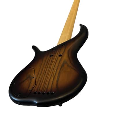 F Bass BN5 DELUXE 2020 - MATTE VARNISH - ANTIQUE BROWN BURST / BLACK GRAIN ENHANCE image 10