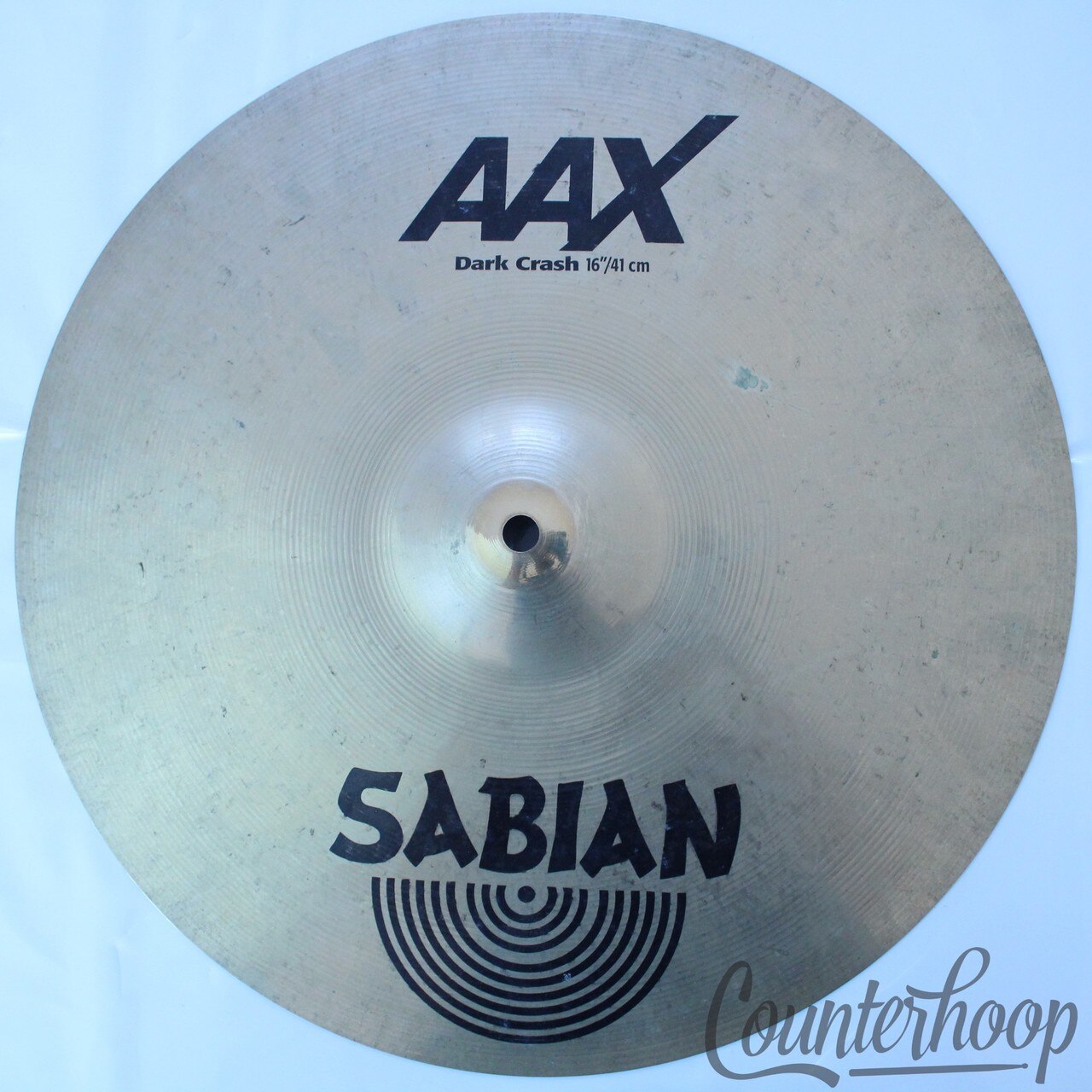 Sabian 16" AAX Dark Crash 980g Thin Cymbal B20 Brilliant Finish AA-X Canada* — main photograph