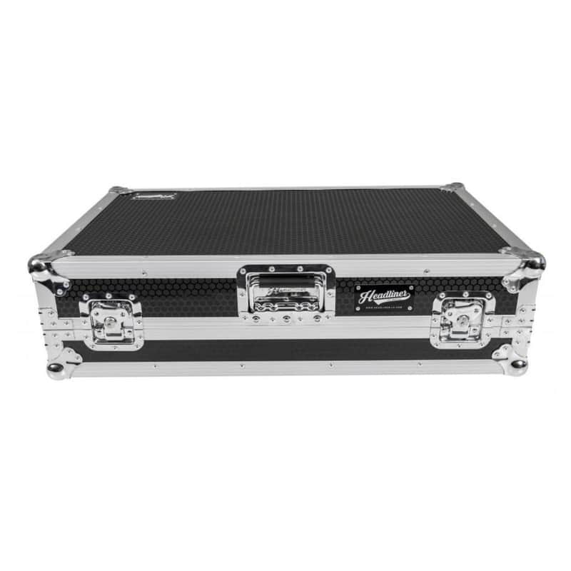 Headliner HL10008 Flight Case with Laptop Platform, Rubber Wheels, and Spring-Loaded Padded Handles for Pioneer DJ DDJ-REV7 image 1