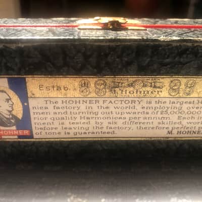 Hohner Chromatic Harmonica  (almost 100yrs old) image 7
