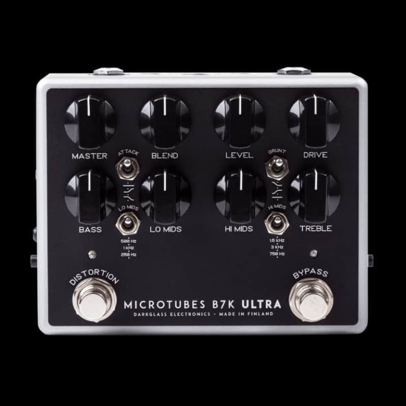 Darkglass Electronics Microtubes B7K Ultra V2 Bass Preamp Overdrive Effect Pedal with Aux-In image 1