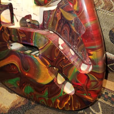 Hand Painted Stratocaster Style Body New Unscathed image 4