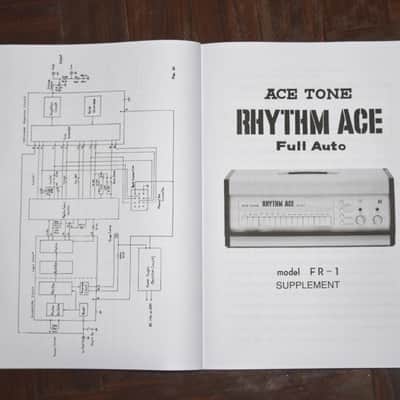 RHYTHM ACE FR-1 Service manual repair Schematic diagrams PCB Adjustments image 5