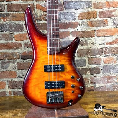 Ibanez Soundgear SR400EQM Bass Active 4-String (2010s - Dragon Eye Burst)