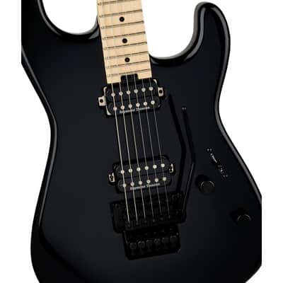 Charvel Pro-Mod San Dimas Style 1 HH FR MPL Gloss Black - Electric Guitar image 3