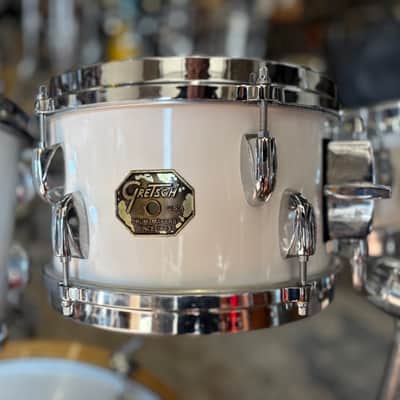 Gretsch USA 6-Piece Drum Set 1970s - White Nitron image 7