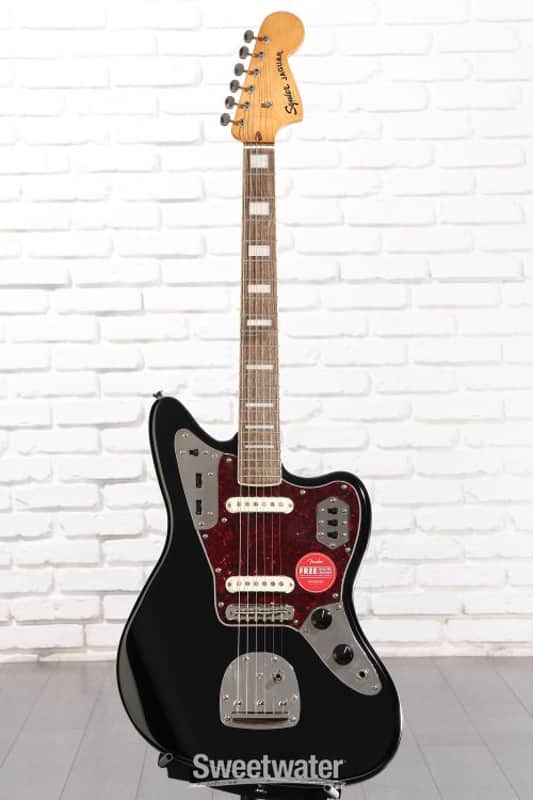 Squier Classic Vibe '70s Jaguar - Black (JagCV70Blkd1) image 1