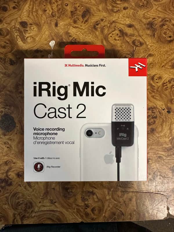IK Multimedia iRig Mic Cast 2 Smart Phone Voice Recording Microphone FREE SHIPPING image 1