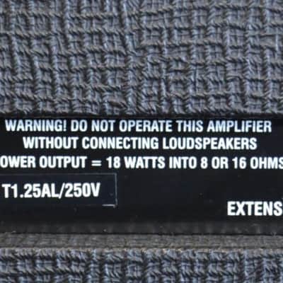 Vox TB18C1 – “Bruno” Electric Guitar Amplifier – Used - Black Tolex image 7