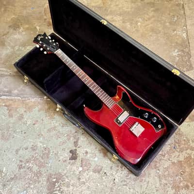Guild Polara S-50 electric guitar 1964 - Cherry original vintage USA image 2