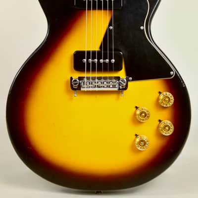 Rare 1975 Greco LJ-600 Les Paul Special Style Yellow Sunburst MIJ Vintage Japan P-90 w/ Case image 3