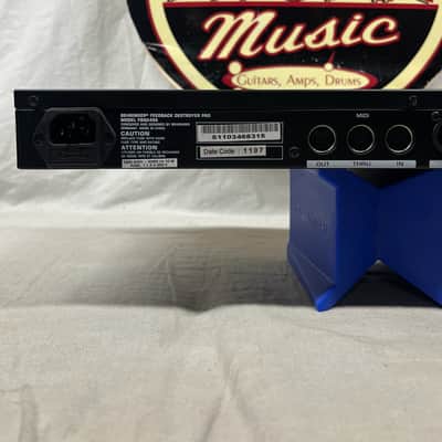 Behringer FBQ2496 fbq 2496 Feedback Destroyer Pro Noise Gate Parametric Equalizer eq Rack Module image 7