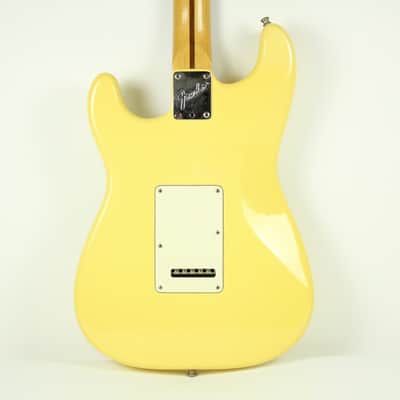 RARE 1988 Vintage Fender Stratocaster Plus Graffiti Yellow E4 Series ~All Original~ 1980s USA image 13