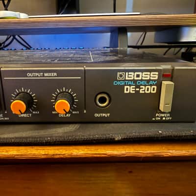 Boss DE-200 Digital Delay 1984 - Black image 2