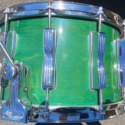 Huge Sounding Ludwig Coliseum Snare Drum - Green Burst image 6