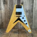 Hamer Vector Korina Flying V Custom Shop 2008 - Vintage Korina