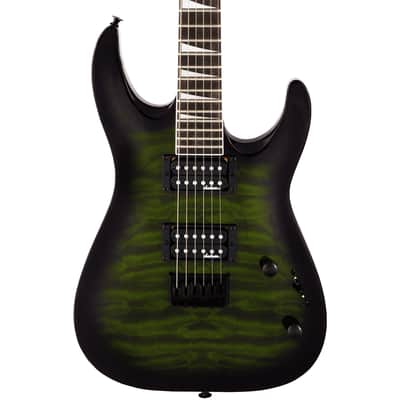 Jackson JS Series Dinky Arch Top JS32Q DKA HT, Transparent Green Burst (B-Stock) image 1