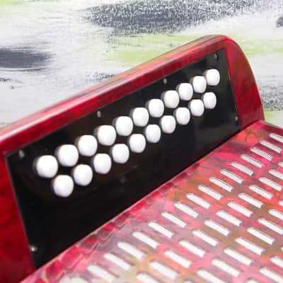 Immagine Diatonische Harmonika Meteor C/F1960 rot, gebraucht - 2
