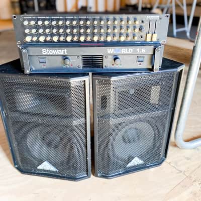 Samson PL1602 16-Channel PA system - GAD GT-1071 Speakers - Stewart Power Amp image 1