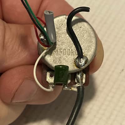 1980's Japan Kramer Focus 1000 Guitar Factory Wiring Harness Electronics image 5