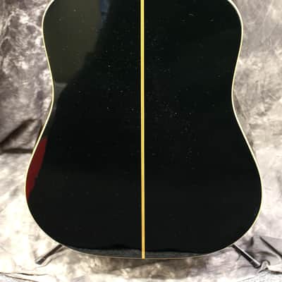 1999 Samick Artist Nightingale SW-260 12 String Black Dreadnought Acoustic Guitar image 4