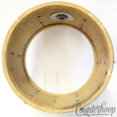MIJ 13x9"Tom Drum White Marine Pearl WMP Vintage 60s Japan 3Ply+Rings Sling-Copy image 8