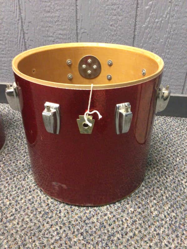 Vintage Ludwig 13”x12” Red Sparkle Tom image 1