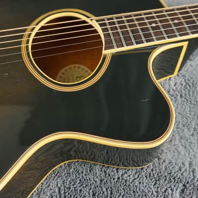 Aria Elecord FE-T65 Acoustic Electric Guitar MIJ Japan w/ OHSC & Paperwork image 7