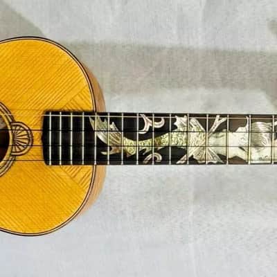 Blueberry Handmade Tenor Ukulele Mermaid Motif image 10
