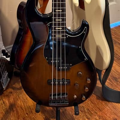 Yamaha BB734A-DCS 4-String with Active Electronics 2010s - Dark Coffee Sunburst image 1