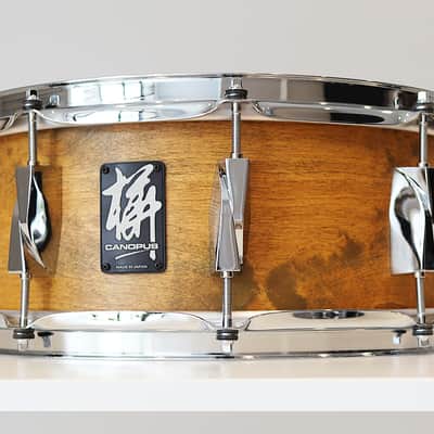 Canopus Maize Yellow Birch 5.5" x 14" Snare Drum w/ VIDEO! YBR-1455 image 6