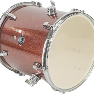 Ludwig Breakbeats Questlove 13x13 Floor Tom Drum Red Sparkle image 4
