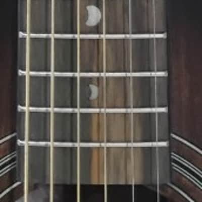Luna Art Vintage Style Dreadnought Full Size Acoustic Solid Top Guitar - B Stock image 7